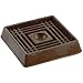 Shepherd Hardware 9076 2-Inch Square Rubber Furniture Cups, 4-Pack primary