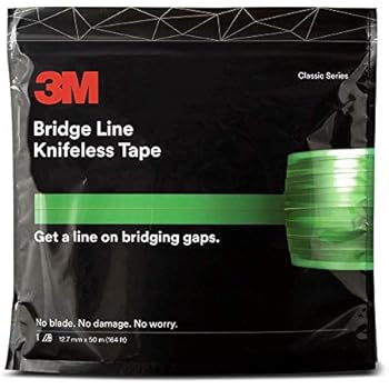 3M Bridge Line Knifeless Vinyl Wrap Cutting Tape 50 Meter Roll (164 Ft) for door seams and gaps