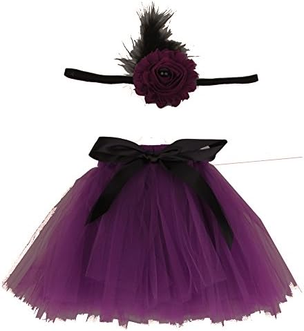 ivyacenBaby Photography Props Dress,Unisex Newborn Girl Outfits Lovely Headdress Tutu Skirt