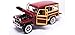 Road Signature New 1:18 SCOLLECTION - Burgundy 1955 Willys Jeep Station Wagon Diecast Model Car