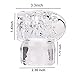 Massage Accessories Massager Accessories Set for Men Silicone- Two Different Styles (Clear)