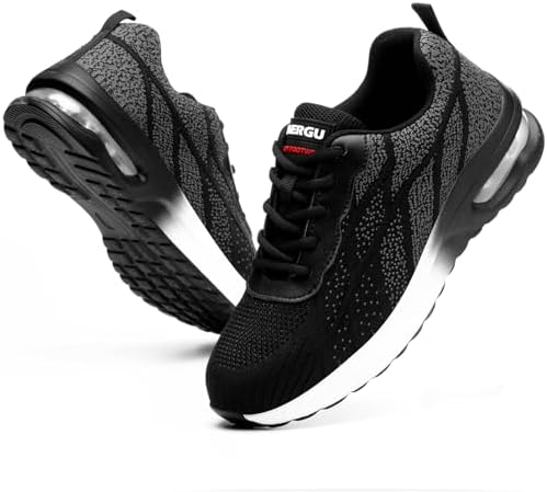 TAERGU Safety Shoes for Men Non-Slip Steel Toe Cap Trainers