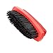 GreatNeck 933B Fingernail Bush, Hard Bristle Brush for Mechanics, Gardeners, Men, and Women, Convenient Handle for Deep Nail Cleaning, Red Body with Black Bristles