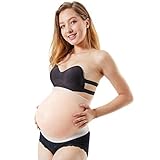 JUSTTOYOU Fake Pregnancy Belly Light Silicone Pregnant Belly Bump 7 Months, Beige