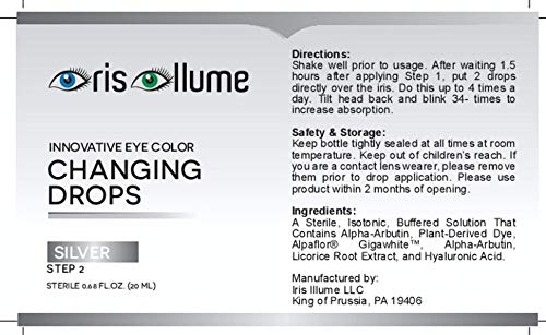 Iris Illume Eye Color Changing Drops Reviews - Eye Color Photos