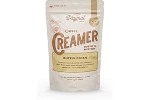 PRYMAL Coffee Creamer - Keto, Sugar Free, Non Dairy, Low Carb (Butter Pecan) Non Refrigerated Powder with MCT oil 11.3oz Bag