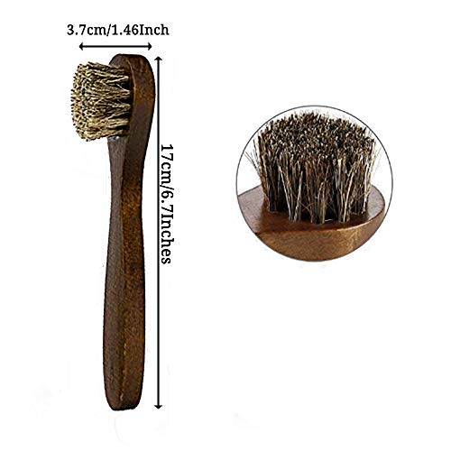 Horsehair Shoe Brush, IGIYI Shoe Shine Brushes, Horse Cleaning Polishing Kit Pricepulse