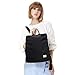 Laifu Nylon Backpack Women Anti-theft Daypack Girls Casual Travel Backpack, Black