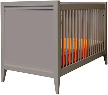 Newport Cottages Quick Ship Casey Crib in Pewter Grey