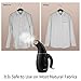 Kimryde Portable Steamer for Clothes, 8 in 1 Handheld Garment/Fabric Steamer, 210ml Powerful Steam Iron for Home/Travel, Wrinkle Remover-Clean-Sterilize-Sanitize-Refresh-Treat-Defrost (Black Gold)