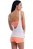 Women's Juniors Open Sides and Back Sleeveless TANK TOP