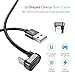 USB Type C Cable 3FT, Rock Space USB C to USB A Charger, 180 Degree Angle Fast Charging Cord for Samsung Galaxy S9 S8 Note 9 8, MacBook, iPad Pro 2018, Nintendo Switch, Google Pixel, LG V30 G5 G6