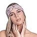 OSATTIA 4 Pack Women Boho Headband Floral Style Knot Bohemian Hairwrap Flower Printing Twisted Criss Cross Stretchy Hairband