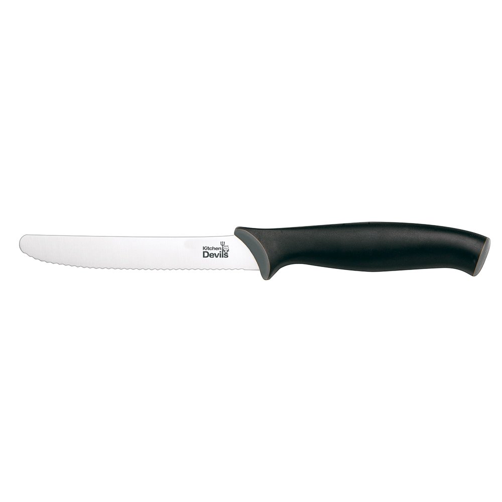 Fiskars 603002 Kitchen Devils Control Multi-Purpose Knife, Black, 31x3.5x1.6cm