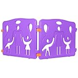 Lil Jumbl Baby Playpen Extra Part Large ( 28.5" x 23.5) - Set of 2 - Purple