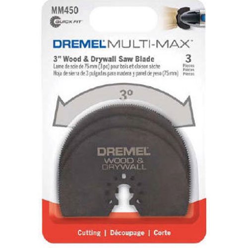 Dremel mm450b multi-max wood drywall saw blade, 3-pack