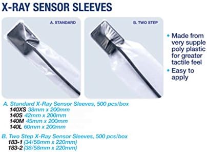 X-Ray sensor sleeves Size Medium 1 3/4" x 8" 140M, 500/box