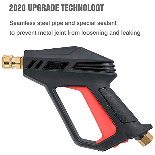 Toolly Pressure Washer Gun Tips Kit 4000 PSI Upgrade Version Car Power