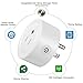 Smart Plug JZY Wi-Fi Mini Socket Outlet Compatible with Amazon Alexa, Wireless Control Your Devices from Anywhere Timing Function (White-1pack)