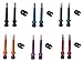 Universal 44mmTubeless Presta Valve Stem | PAIR w/ Valve Key - 6 color options! | works w/ Stans No Tubes, Mavic, Shimano & MORE