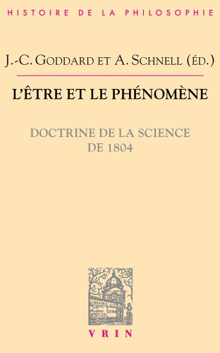 L' être et le phénomène