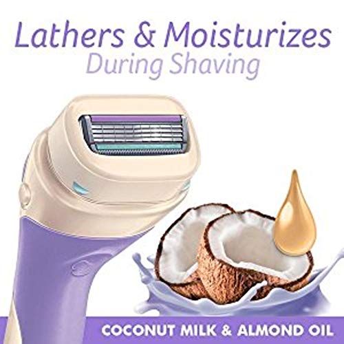 Schick Intuition Razors for Women Variety Pack with 1 Razor Handle & 4