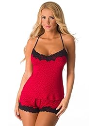 Velvet 565314 - Conjunto de pantalón corto para mujer, diseño de corazones