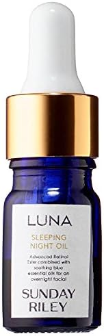 Sunday Riley Luna Sleeping Night Oil Travel Trial Mini Size .17 Ounce Unboxed