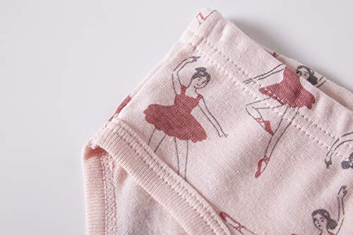Kids Series Toddler Soft Cotton Panties Little Girls' Assorted Underwear (Pack of 6) Size 3T 4T - Thumbnail 4