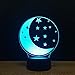 Easuntec Kids Night Light Moon Star Night Light 7 Colors Change with Timer Remote Perfect All-Night Companion for Kids Gifts for Kids(Moon Star)