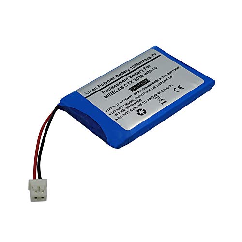 Starnovo 3.7V/1000mAH Replacement Battery for MINELAB CTX 3030 WM-10ï¼Œ0303-0036