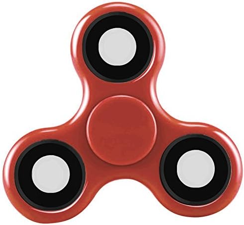 IBANSE Anti-Anxiety 360 Spinner Helps Focusing Fidget Toys [3D Figit] Premium Quality EDC Focus Toy for Kids &amp; Adults-Best Stress Reducer Relieves ADHD Anxiety and Boredom (red)