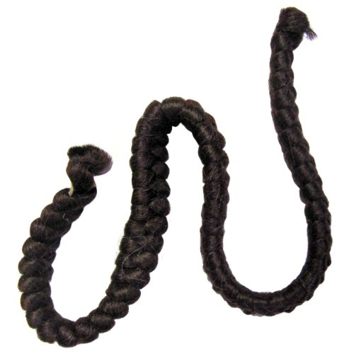 Mehron crepe hair 12-inch braid (dark brown)