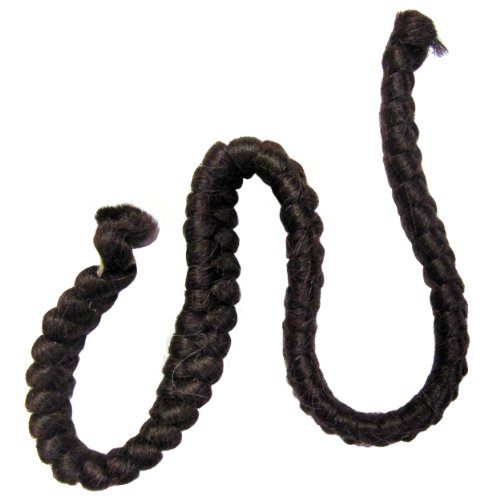 Mehron Crepe Hair 12-inch Braid (Dark Brown)