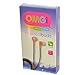 OMGi ASE30002 Braided Ear-Bud in Ear Headphone Multicolor Headset with Noise Isolating Silicon Ear Buds