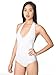 American Apparel Cotton Spandex Jersey Halter Leotard - White/M