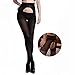 Crotchless Warm Pantyhose For Women, Control Top Opaque Tights, Open Crotch Tights For 120D
