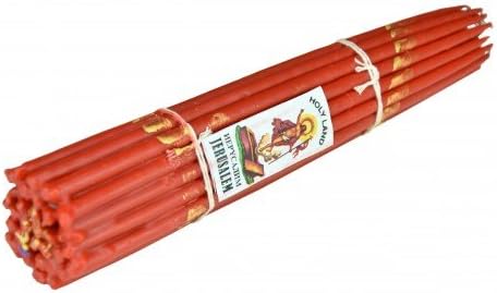 Holy Fire Easter Red Candles from Jerusalem Свечи Иерусалимские освященные