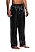CYZ Men's Satin Pajama Pants-Black-M