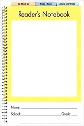 Reader's Notebook:PRIMARY (K-2) (5 pack)