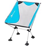 Moon Lence Compact Camping Chair Ultralight Portable Folding Chair Lightweight Backpacking Chair for Camping Picnic-Super Breathable