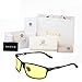 Soxick® HD Metal Night Driving Polarized Rectangle Full Rim Sunglasses for Men Women