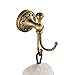 Rozin Antique Brass Bathroom Robe Towel Hook Wall Mounted Clothes Hanger