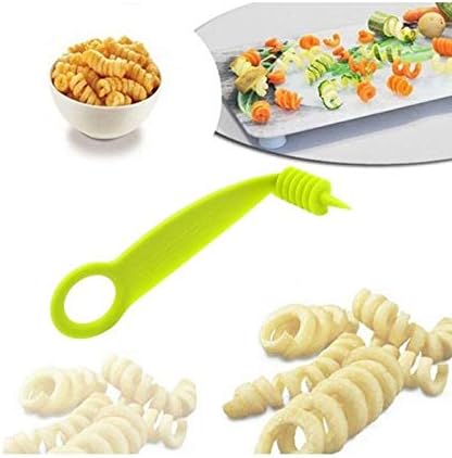 DeoDap Plastic, Nylon Vegetables Spiral Cutter, Multicolour