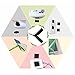 Self Adhesive Hook and Loop Tape, 0.8 in, 16 feet, Heavy Duty Reusable Sticky Back Fabric Fastener, White