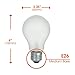 A19 Frosted Incandescent Rough Service Light Bulb, 60 Watt, 2700K Soft White, E26 Medium Base, 550 Lumens, 130V (6 Pack)