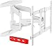 ONKRON TV Mount Articulating Heavy-Duty Bracket for 42 to 70 Inch LCD LED Flat Screen TVs Full Motion VESA up to 600 x 400 mm White (M6L) primary