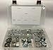 56 PC BSPP Hydraulic British Parallel Pipe Cap and Plug Kit with Dowty Seals. 56 Piece