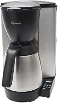 Capresso 485.05 MT600 Plus 10-Cup Programmable Coffee Maker with Thermal Carafe