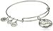 Alex and Ani Taurus II Expandable Rafaelian Silver-Tone Wire Bangle Bracelet, 7.25